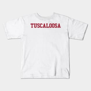 Tuscaloosa Alabama Sticker Kids T-Shirt